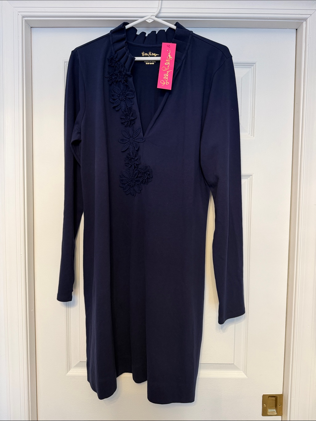 Nwt Lilly Pulitzer True Navy Clary Polo Dress. Size Xl